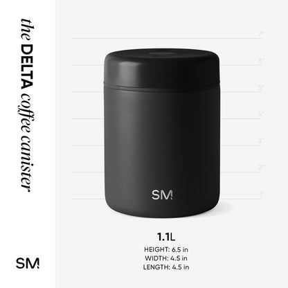 Delta Coffee Canister